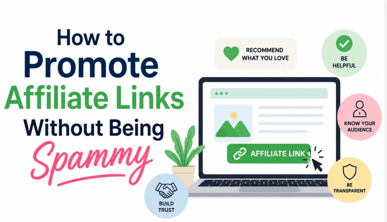 How to Promote Affiliate Links Without Being Spammy