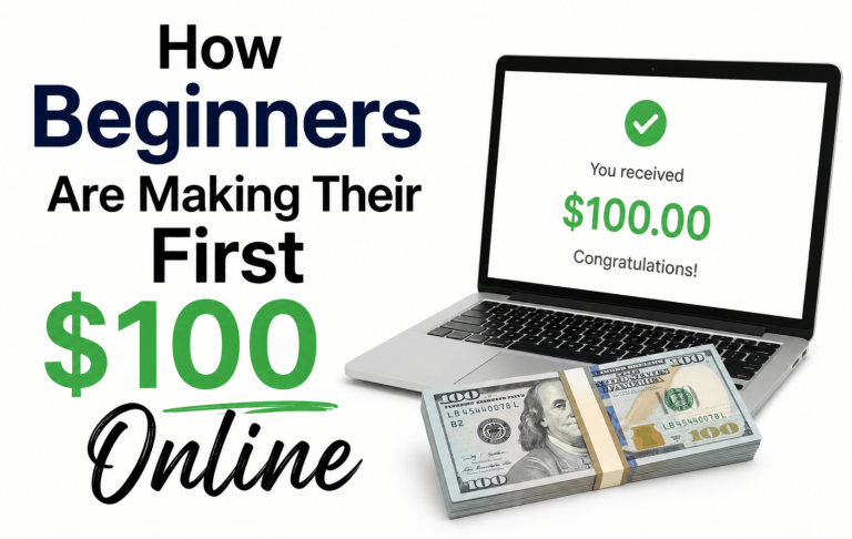 How Beginners Are Making Their First $100 Online