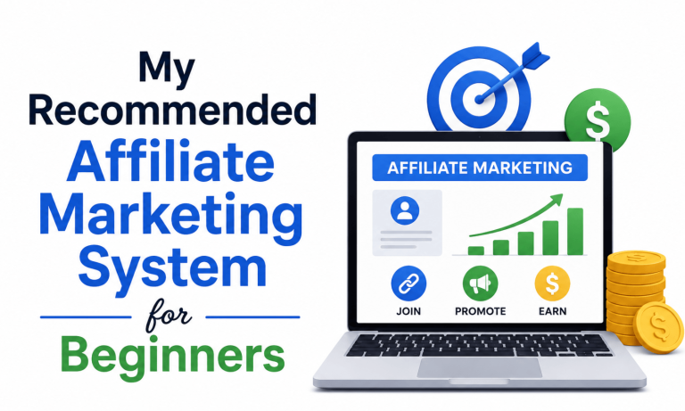 My Recommended Affiliate Marketing System for Beginners