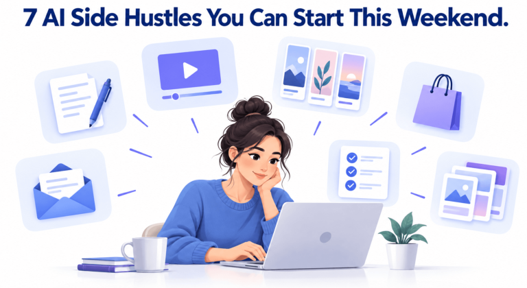 7 AI Side Hustles You Can Start This Weekend